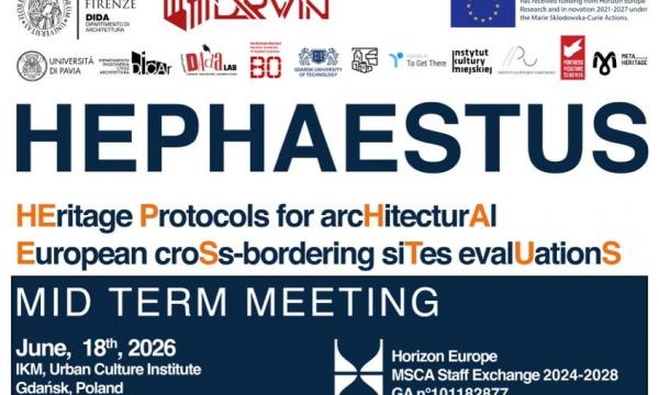 HEPHAESTUS Mid Term Meeting &mdash; Gdańsk, 18 giugno 2026.